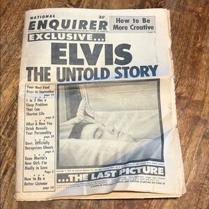 National Inquirer Sept 6, 1977 Elvis